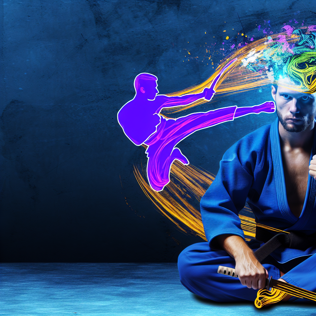 Disiplinli bir sporcu, antrenman aralarında nefes ve odaklanma çalışmalarını sürdürüyor