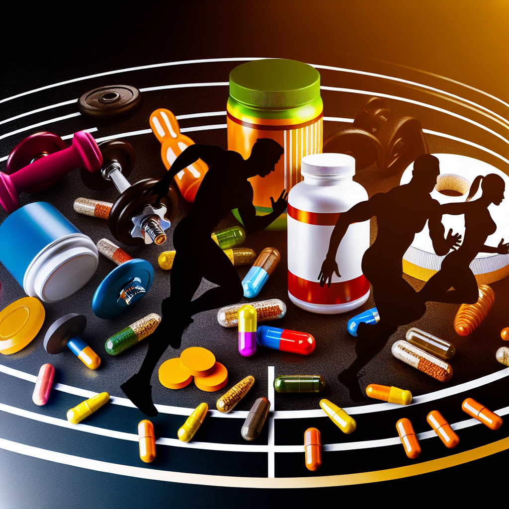 Sporcular için favori ek besin takviyelerinin görseli: protein tozu, kreatin ve omega-3.