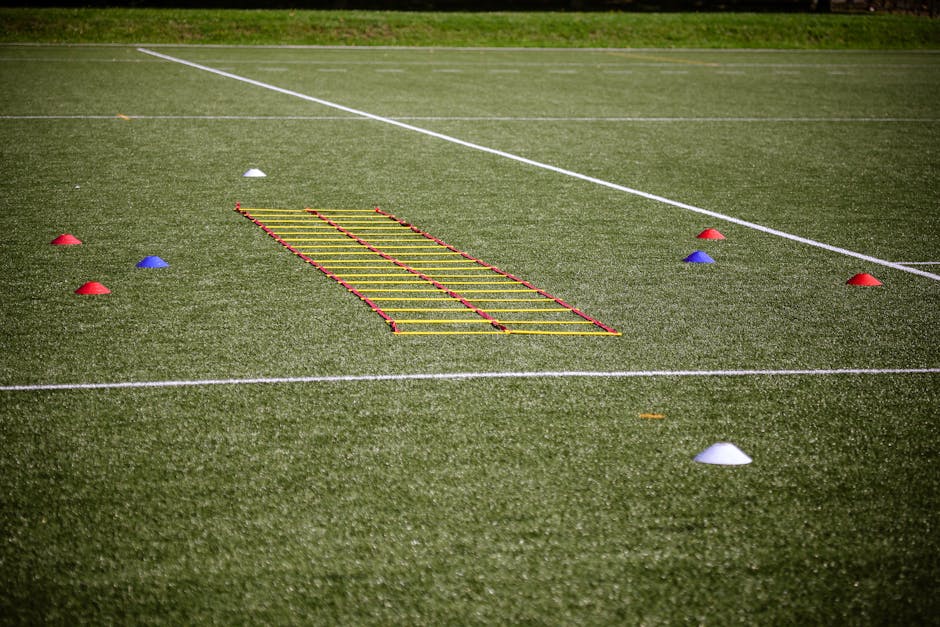 Evde koşu drill serisi için gerekli temel ekipman ile görüntü